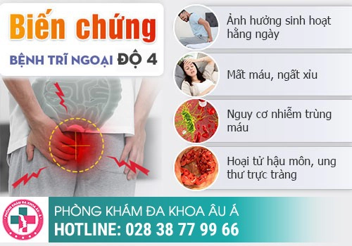 Trĩ độ 4 và độ nguy hiểm nếu không xử lý kịp thời