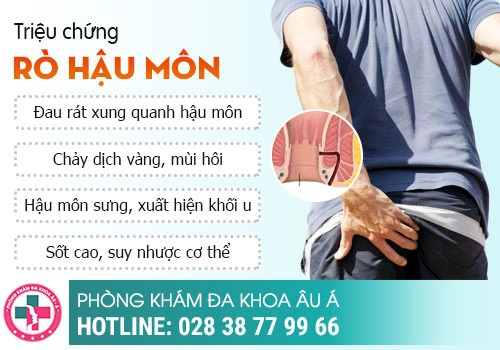 Biểu hiện của bệnh rò hậu môn 