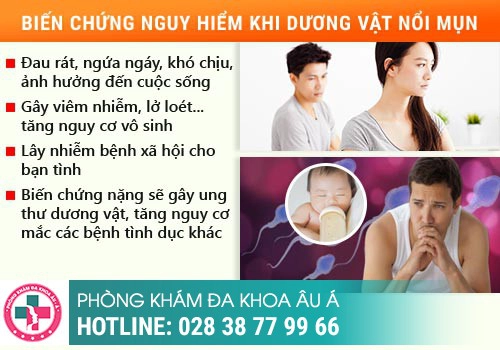 Nổi mụn thịt ở bìu tinh hoàn có ảnh hưởng gì không?