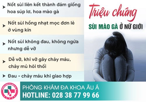 sùi mào gà ở âm đạo