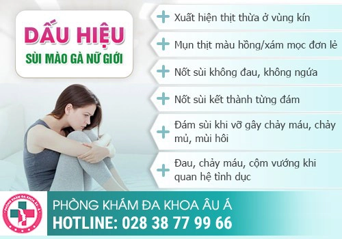 Dấu hiệu mắc sùi mào gà ở bộ phận sinh dục nữ qua các giai đoạn