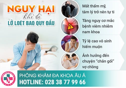 Lở loét vùng kín nam giới là bị gì?