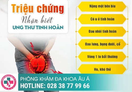 Dấu hiệu nhận biết các triệu chứng ung thư tinh hoàn