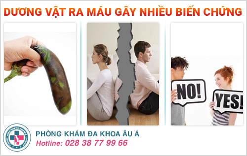 Dương vật ra máu là bị bệnh gì?