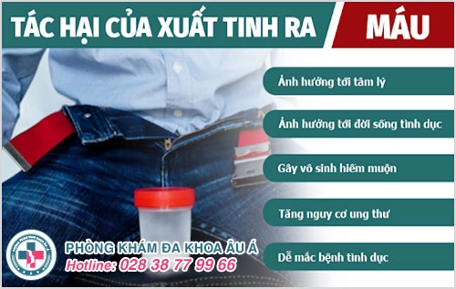 Xuất tinh ra máu dấu hiệu cảnh báo nhiều bệnh lý nguy hiểm