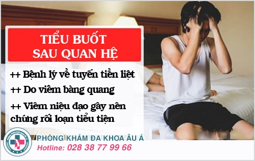 tiểu buốt sau quan hệ