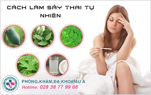 Cách làm sảy thai tự nhiên