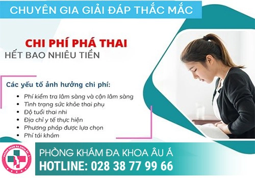 Chi phí phá thai ngoài ý muốn bao nhiêu