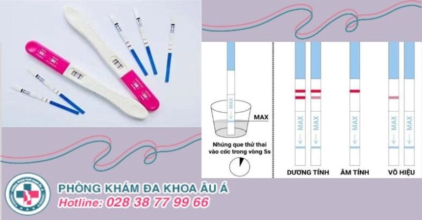 2 loại que thử thai trên thị trường