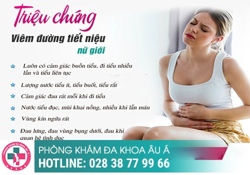 Triệu chứng viêm đường tiểu ở nữ