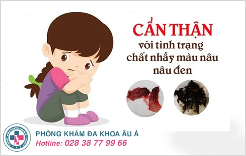 Chất nhầy màu nâu, nâu đen báo hiệu bệnh gì?