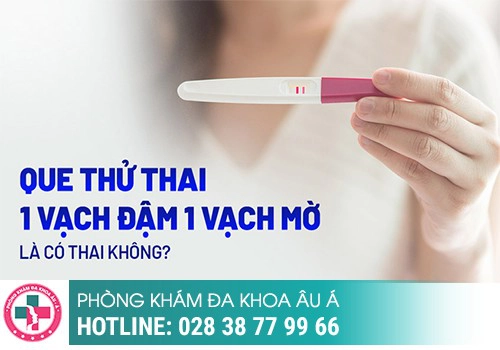 Que thử thai 1 vạch đậm 1 vạch nhạt có thai không? Cách sửa dụng que thử thai chính xác nhất